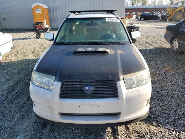 JF1SG69658H711369 - 2008 SUBARU FORESTER 2.5XT LIMITED WHITE photo 5