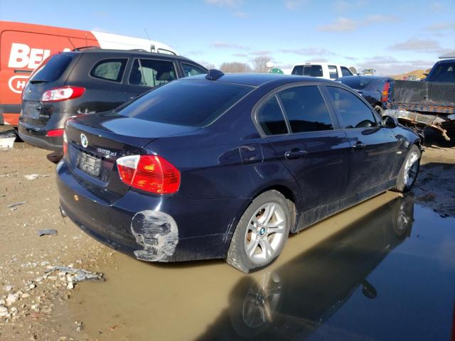 WBAVC93578K039562 - 2008 BMW 328 XI BLUE photo 3