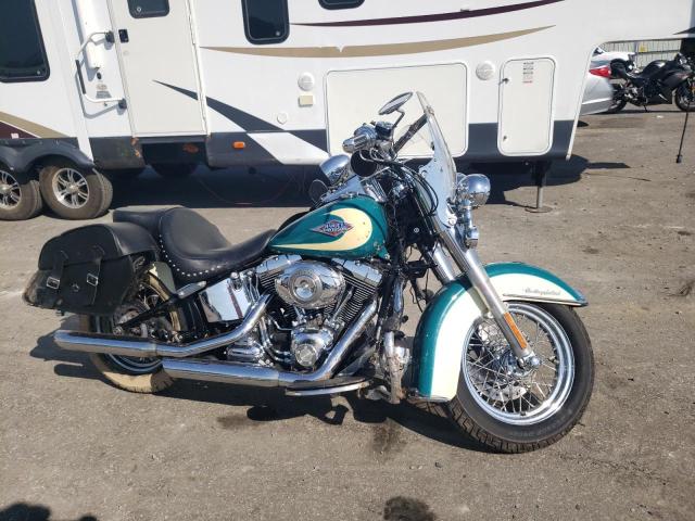 1HD1BW5319Y034689 - 2009 HARLEY-DAVIDSON FLSTC TEAL photo 1