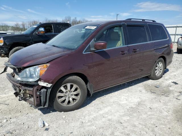 5FNRL3H62AB091803 - 2010 HONDA ODYSSEY EXL MAROON photo 1