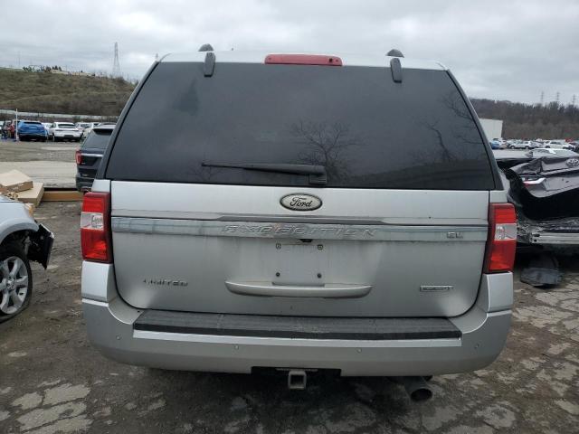 1FMJK2AT7HEA59060 - 2017 FORD EXPEDITION EL LIMITED SILVER photo 6