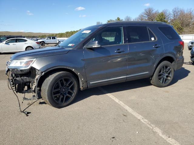 1FM5K8D87GGC05844 - 2016 FORD EXPLORER XLT GRAY photo 1