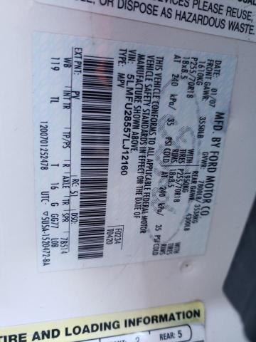 5LMFU28557LJ12160 - 2007 LINCOLN NAVIGATOR 白色 照片 12