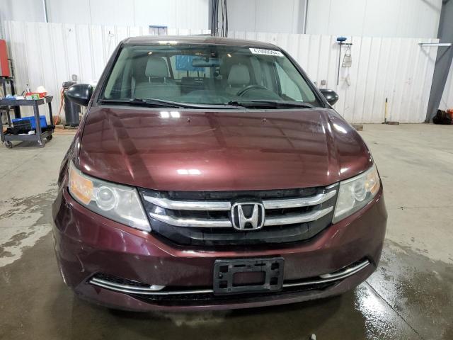 5FNRL5H27EB047441 - 2014 HONDA ODYSSEY LX MAROON photo 5