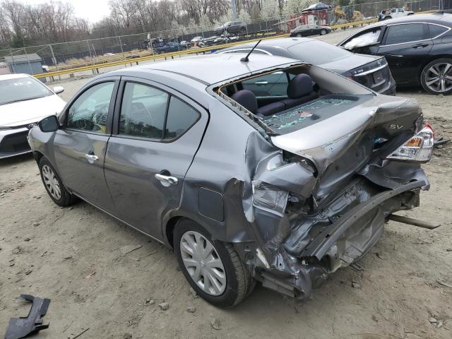 3N1CN7AP1GL860525 - 2016 NISSAN VERSA S GRAY photo 2