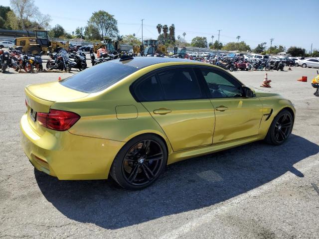 WBS8M9C55J5K98657 - 2018 BMW M3 GOLD photo 3