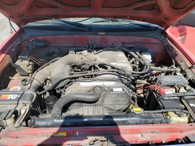 5TEGN92N74Z402150 - 2004 TOYOTA TACOMA DOUBLE CAB PRERUNNER RED photo 11