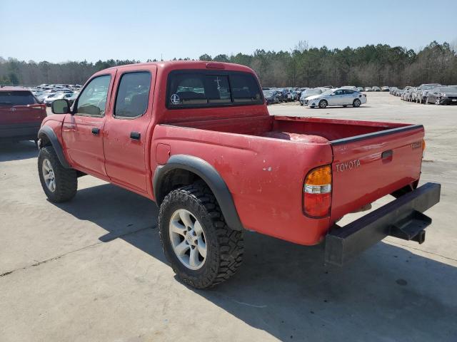 5TEGN92N74Z402150 - 2004 TOYOTA TACOMA DOUBLE CAB PRERUNNER RED photo 2