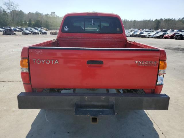 5TEGN92N74Z402150 - 2004 TOYOTA TACOMA DOUBLE CAB PRERUNNER RED photo 6