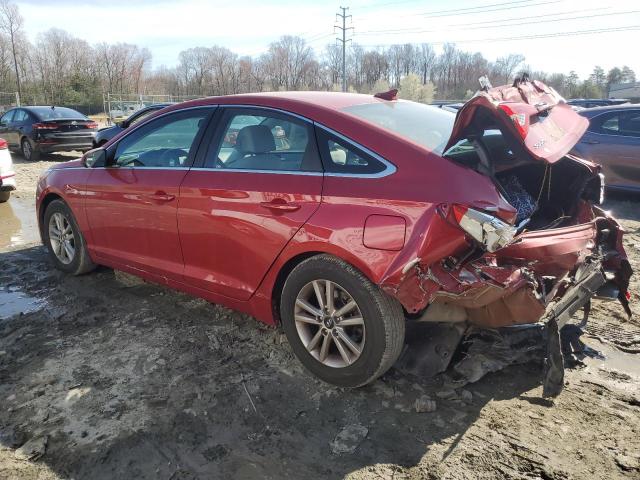 5NPE24AF7HH553902 - 2017 HYUNDAI SONATA SE RED photo 2