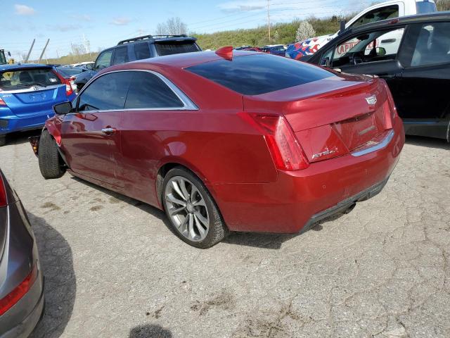 1G6AH1RX8F0111782 - 2015 CADILLAC ATS LUXURY RED photo 2