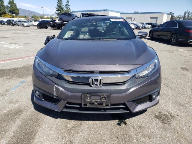 2HGFC3B94JH356352 - 2018 HONDA CIVIC TOURING GRAY photo 5