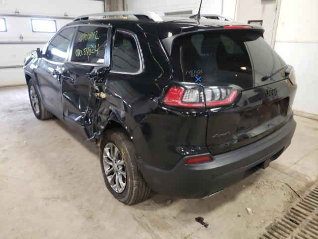 1C4PJMLN8KD337246 - 2019 JEEP CHEROKEE LATITUDE PLUS BLACK photo 3