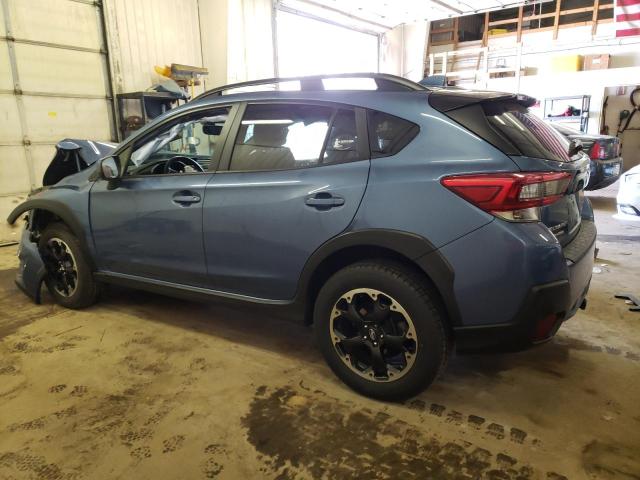 JF2GTAPCXMH267327 - 2021 SUBARU CROSSTREK PREMIUM BLUE photo 2