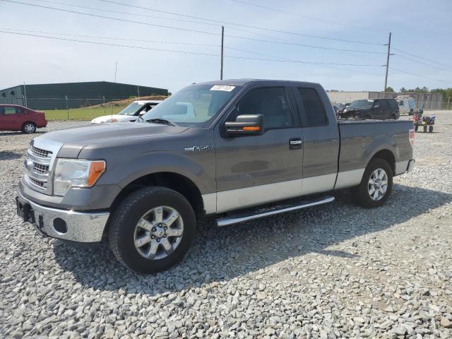 1FTFX1CF9EFA36107 - 2014 FORD F150 SUPER CAB GRAY photo 1