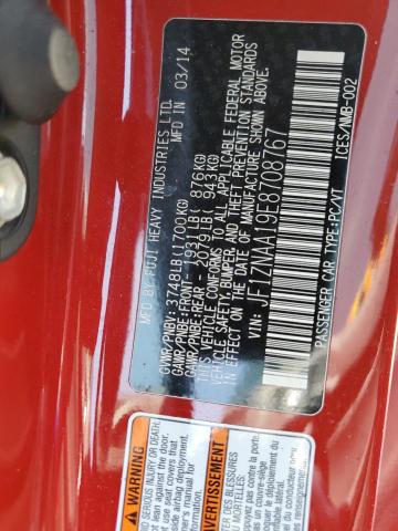 JF1ZNAA19E8708767 - 2014 TOYOTA SCION FR-S RED photo 12