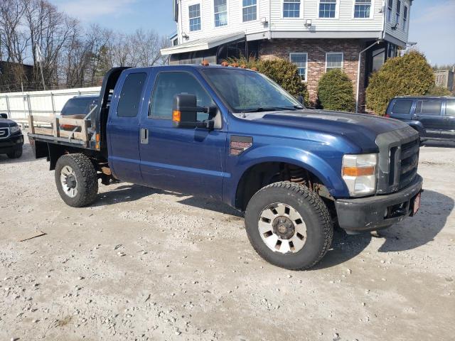 1FTWX31R28EB71271 - 2008 FORD F350 SRW SUPER DUTY BLUE photo 4