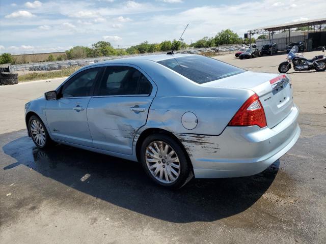 3FADP0L34AR298577 - 2010 FORD FUSION HYBRID BLUE photo 2