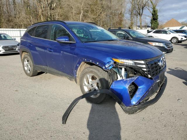 5NMJBCAE3NH086194 - 2022 HYUNDAI TUCSON SEL BLUE photo 4