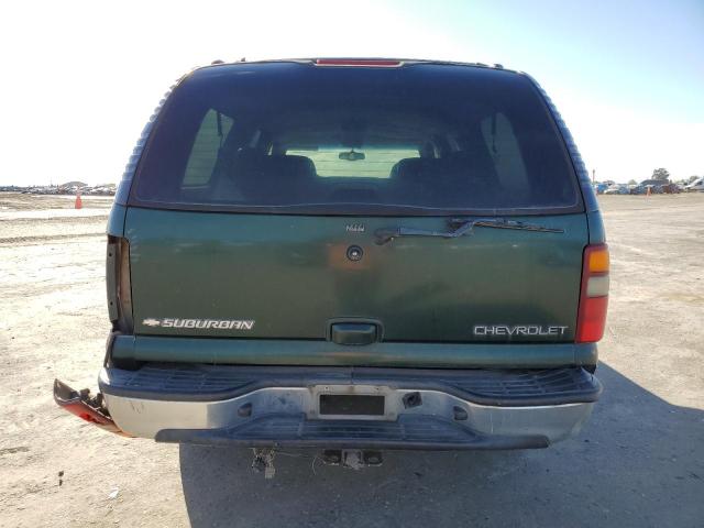 3GNEC16Z52G180977 - 2002 CHEVROLET SUBURBAN C1500 GREEN photo 6