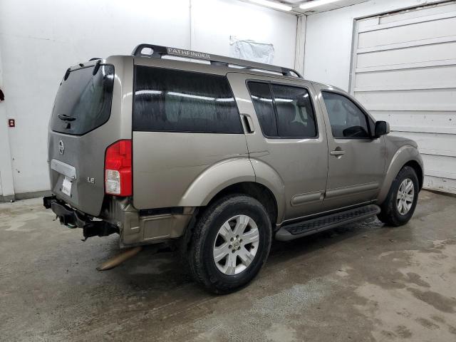 5N1AR18U75C714913 - 2005 NISSAN PATHFINDER LE ბეჟი ფოტო 3