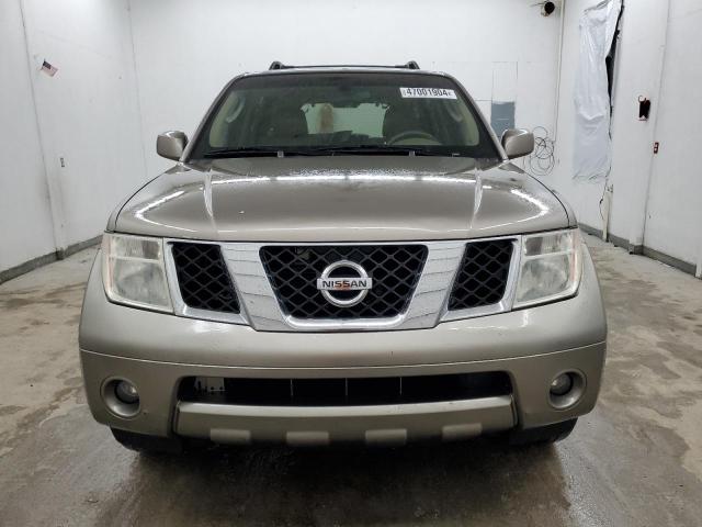 5N1AR18U75C714913 - 2005 NISSAN PATHFINDER LE ბეჟი ფოტო 5