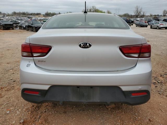 3KPA24AB1JE049674 - 2018 KIA RIO LX SILVER photo 6