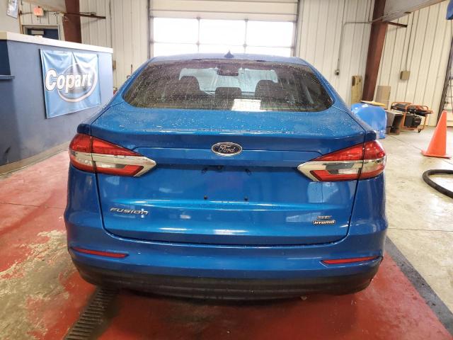 3FA6P0LU5LR106426 - 2020 FORD FUSION SE BLUE photo 6