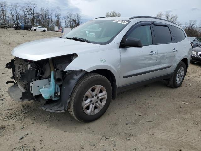 1GNKRFED2HJ316462 - 2017 CHEVROLET TRAVERSE LS SILVER photo 1