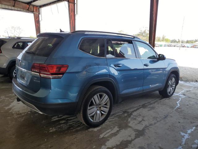 1V2WR2CA0LC504372 - 2020 VOLKSWAGEN ATLAS SE BLUE photo 3