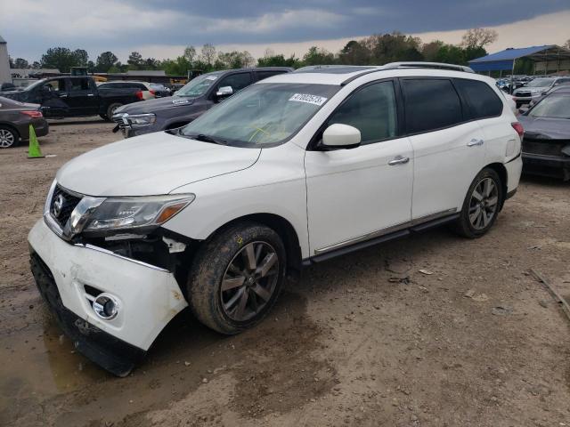 5N1AR2MN5EC651282 - 2014 NISSAN PATHFINDER S WHITE photo 1