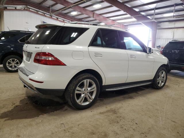 4JGDA5HB9FA493015 - 2015 MERCEDES-BENZ ML 350 4MATIC WHITE photo 3