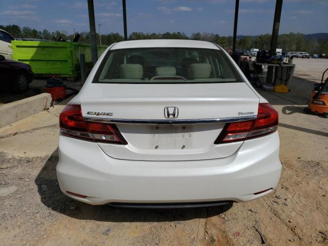 19XFB2F92DE070070 - 2013 HONDA CIVIC EXL თეთრი ფოტო 6