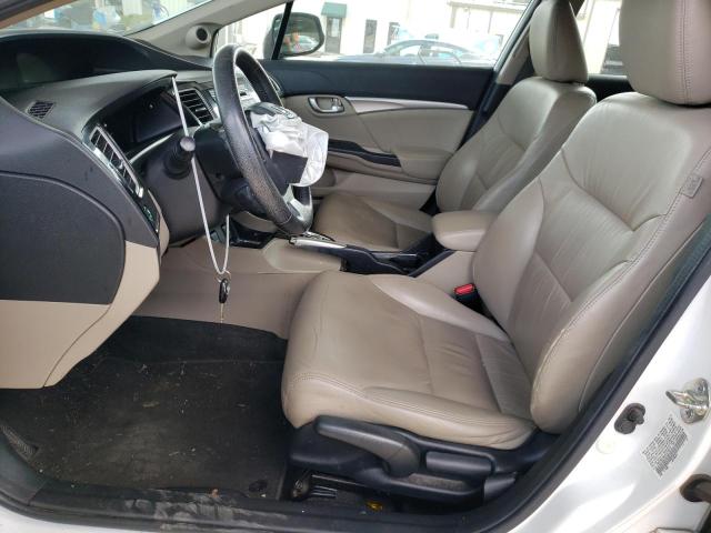 19XFB2F92DE070070 - 2013 HONDA CIVIC EXL თეთრი ფოტო 7