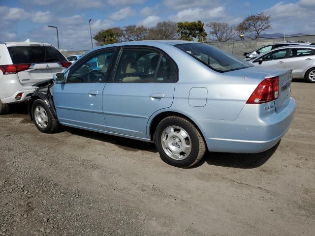 JHMES96693S011974 - 2003 HONDA CIVIC HYBRID SILVER photo 2