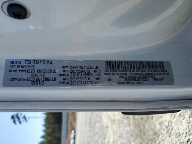 ZFBERFAB8J6H73334 - 2018 RAM PROMASTER WHITE photo 13