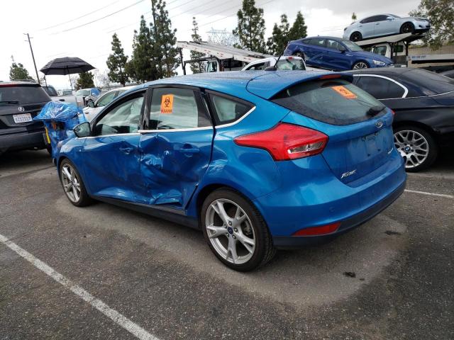 1FADP3N27GL209162 - 2016 FORD FOCUS TITANIUM BLUE photo 2