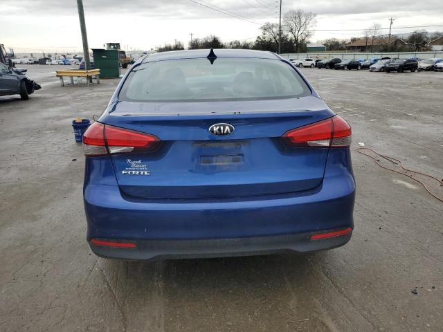 3KPFK4A79JE204831 - 2018 KIA FORTE LX BLUE photo 6