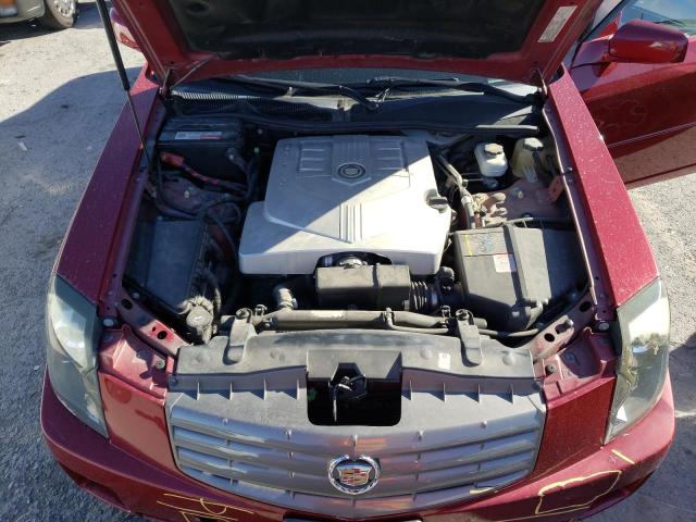 1G6DP567350156011 - 2005 CADILLAC CTS HI FEATURE V6 RED photo 11