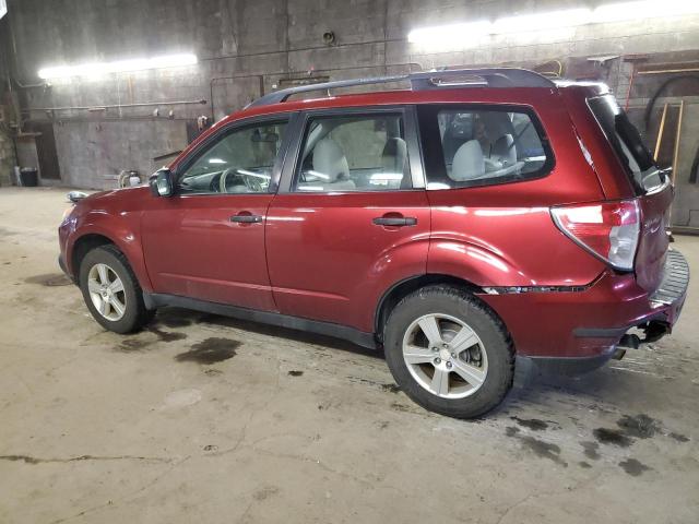 JF2SHABC1CH421392 - 2012 SUBARU FORESTER 2.5X BURGUNDY photo 2