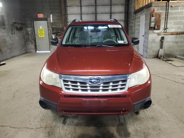 JF2SHABC1CH421392 - 2012 SUBARU FORESTER 2.5X BURGUNDY photo 5