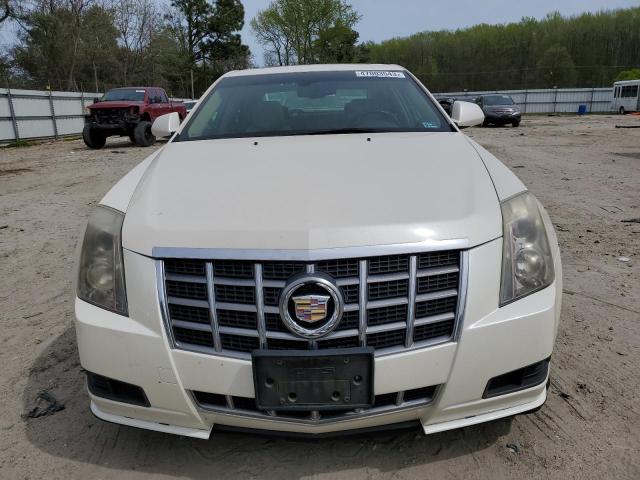 1G6DE5E5XC0148328 - 2012 CADILLAC CTS LUXURY COLLECTION WHITE photo 5