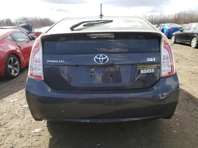 JTDKN3DU3D1683188 - 2013 TOYOTA PRIUS GRAY photo 6