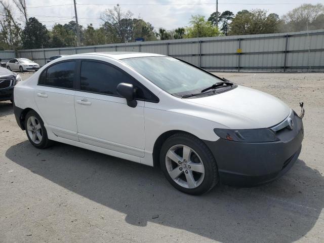 1HGFA16837L012714 - 2007 HONDA CIVIC EX WHITE photo 4