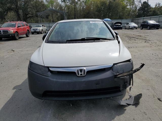 1HGFA16837L012714 - 2007 HONDA CIVIC EX WHITE photo 5