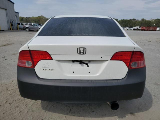 1HGFA16837L012714 - 2007 HONDA CIVIC EX WHITE photo 6