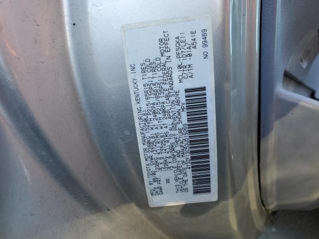 4T3ZF13C53U519269 - 2003 TOYOTA SIENNA LE SILVER photo 13