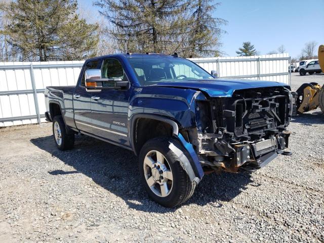 1GT22TEG3GZ394335 - 2016 GMC SIERRA K2500 SLT BLUE photo 4