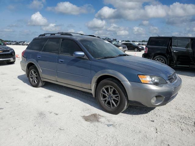 4S4BP62C557377609 - 2005 SUBARU LEGACY OUTBACK 2.5I LIMITED BLUE photo 4