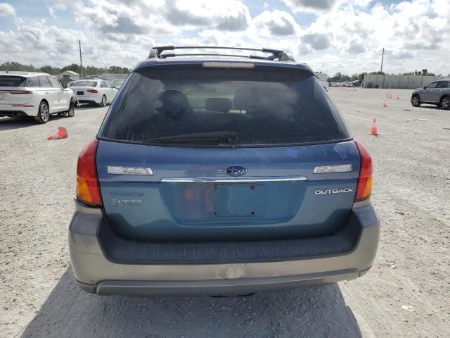 4S4BP62C557377609 - 2005 SUBARU LEGACY OUTBACK 2.5I LIMITED BLUE photo 6